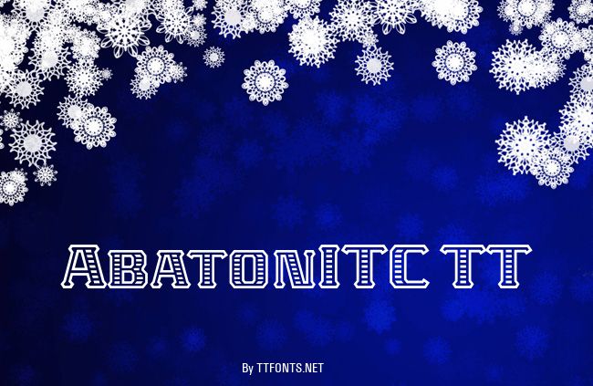 AbatonITC TT example